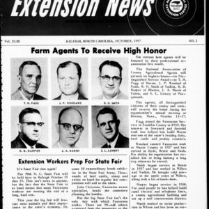 Extension News Vol. 43 No. 2, October 1957