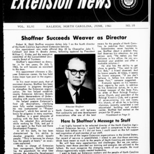 Extension News Vol. 46 No. 10, June 1961