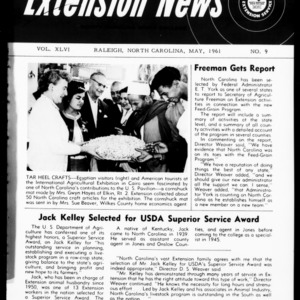 Extension News Vol. 46 No. 9, May 1961