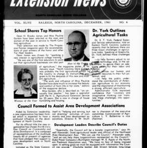 Extension News Vol. 47 No. 4, December 1961