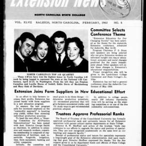 Extension News Vol. 47 No. 6, February 1962