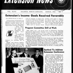 Extension News Vol. 47 No. 7, March 1962