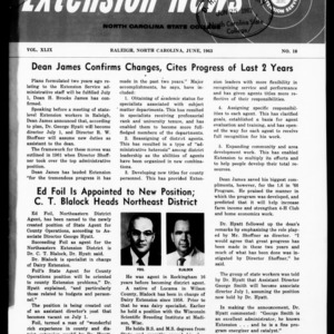 Extension News Vol. 49 [48] No. 10, June 1963