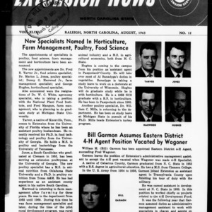 Extension News Vol. 49 [48] No. 12, August 1963