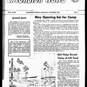 Extension News Vol. 49 [48] No. 2, October 1962