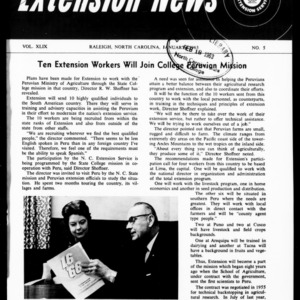 Extension News Vol. 49 [48] No. 5, January 1963