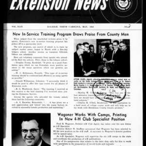 Extension News Vol. 49 [48] No. 9, May 1963