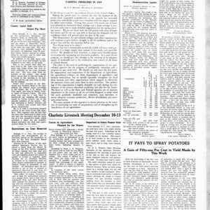 Extension Farm-News Vol. 4 No. 43, November 30, 1918