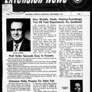 Extension News Vol. 50 No. 1, September 1963