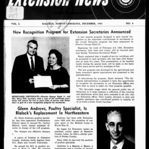 Extension News Vol. 50 No. 4, December 1963