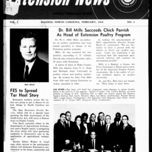 Extension News Vol. 50 No. 6, February 1964