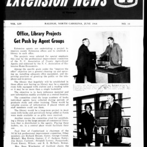 Extension News Vol. 54 No. 10, June 1968