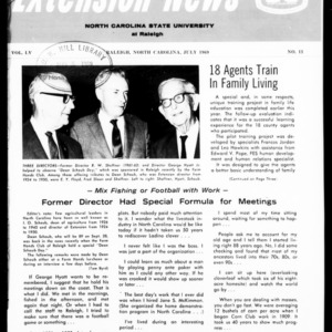 Extension News Vol. 55 No. 11, July 1969