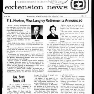 Extension News Vol. 55 No. 12, August 1969