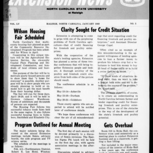 Extension News Vol. 55 No. 5, January 1969