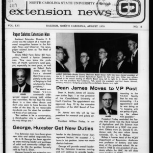 Extension News Vol. 56 No. 12, August 1970