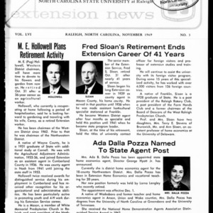 Extension News Vol. 56 No. 3, November 1969