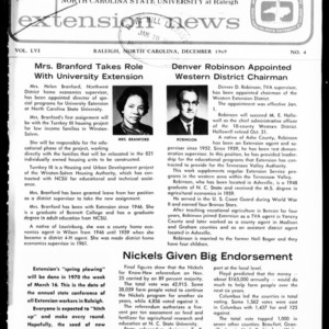 Extension News Vol. 56 No. 4, December 1969
