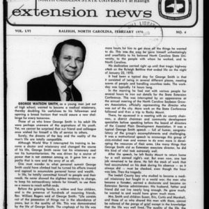 Extension News Vol. 56 No. 6, February 1970