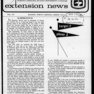 Extension News Vol. 56 No. 7, March 1970