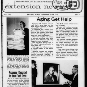 Extension News Vol. 57 No. 10, June 1971