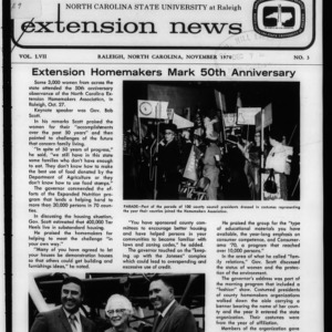 Extension News Vol. 57 No. 3, November 1970