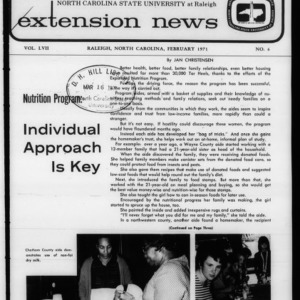 Extension News Vol. 57 No. 6, February 1971