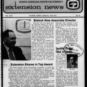 Extension News Vol. 58 No. 10, June 1972