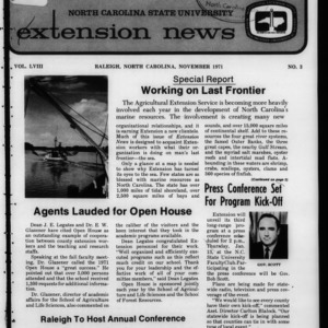 Extension News Vol. 58 No. 3, November 1971