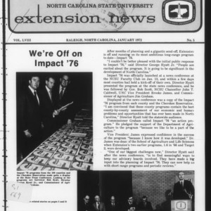 Extension News Vol. 58 No. 5, January 1972