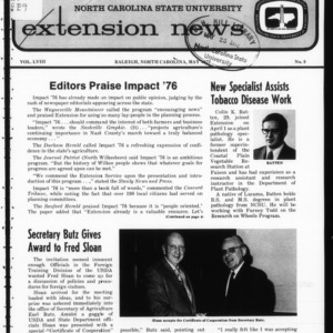 Extension News Vol. 58 No. 9, May 1972
