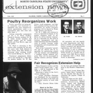 Extension News Vol. 59 No. 1, September 1972