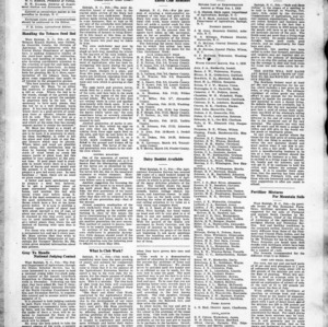 Extension Farm-News Vol. 5 No. 1, February 8, 1919