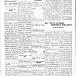 Extension Farm-News Vol. 5 No. 50, January 17, 1920