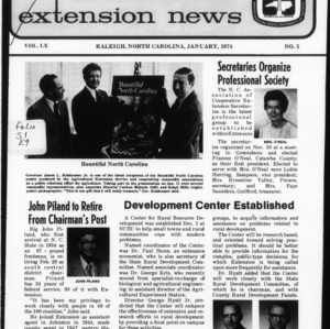 Extension News Vol. 60 No. 5, January 1974