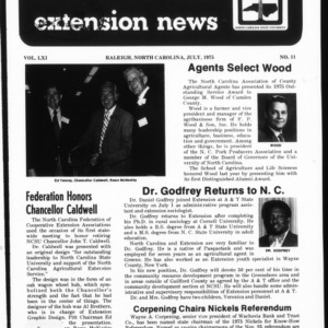 Extension News Vol. 61 No. 11, July 1975