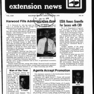 Extension News Vol. 62 No. 10, June 1976