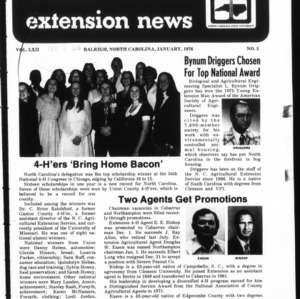 Extension News Vol. 62 No. 5, January 1976