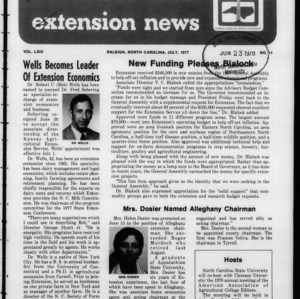 Extension News Vol. 63 No. 11, July 1977