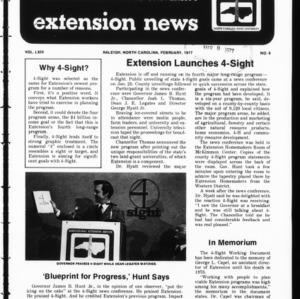 Extension News Vol. 63 No. 6, February 1977