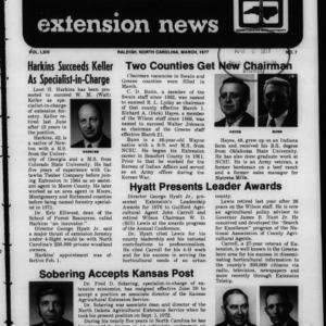 Extension News Vol. 63 No. 7, March 1977