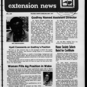 Extension News Vol. 63 No. 9, May 1977