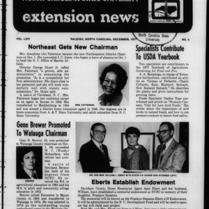 Extension News Vol. 64 No. 4, December 1977