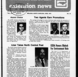 Extension News Vol. 65 No. 10, June 1979