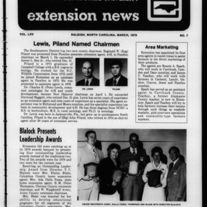 Extension News Vol. 65 No. 7, March 1979