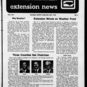 Extension News Vol. 65 No. 9, May 1979