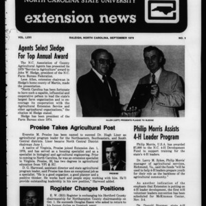 Extension News Vol. 66 No. 1, September 1979