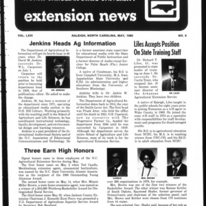 Extension News Vol. 66 No. 9, May 1980