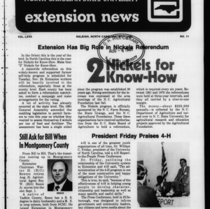 Extension News Vol. 67 No. 11, July 1981