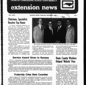 Extension News Vol. 68 No. 4, December 1981